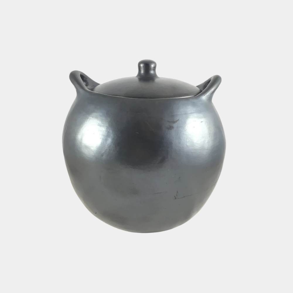 Black Pottery Pan Met Deksel | CH45.3