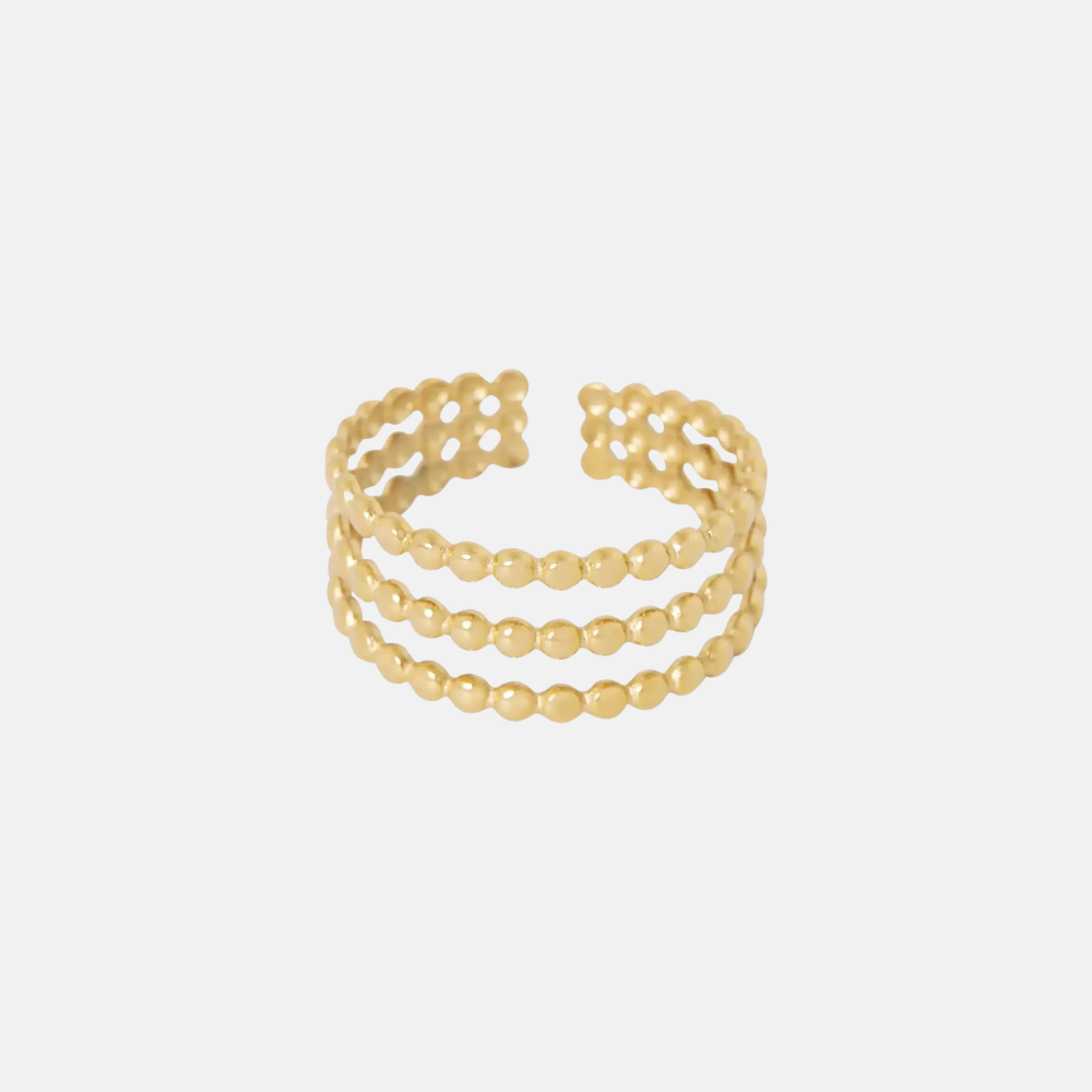 3-delige ring small balls