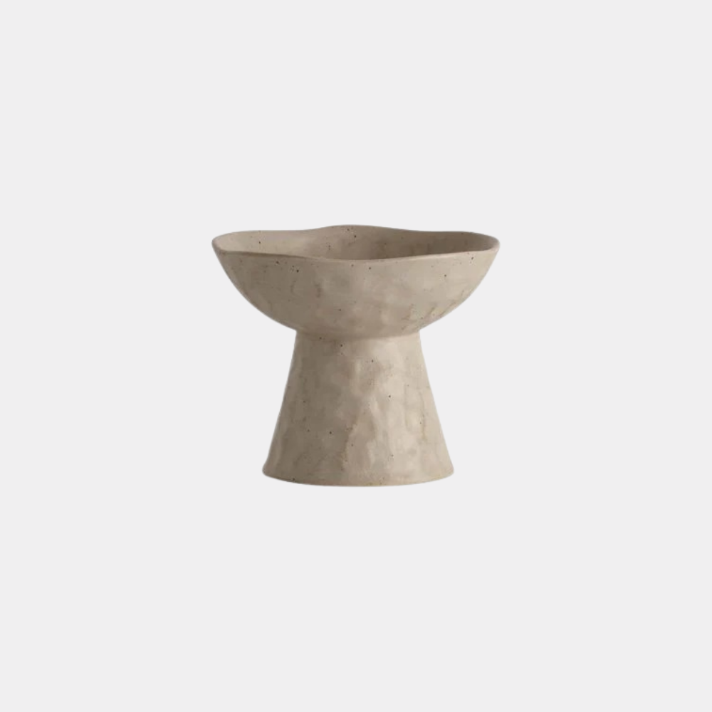 Schaal op voet CLAY | M