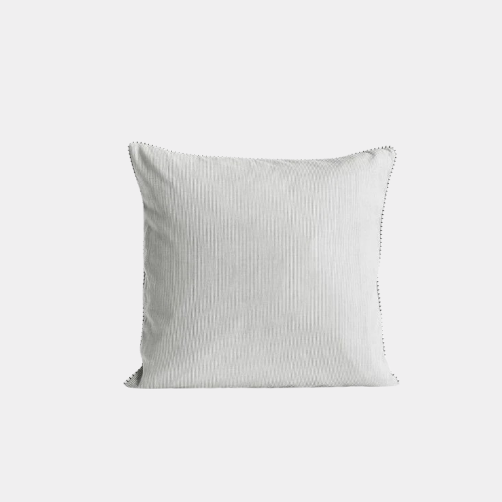 Kussenhoes Viva Piping Black S | 50x50cm