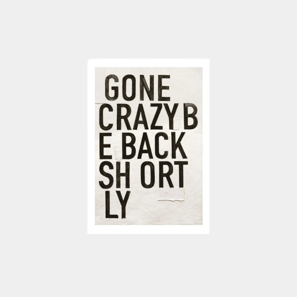 Postcard - Gone crazy