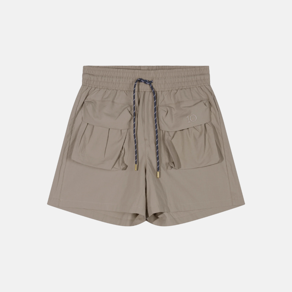 crinkle utility shorts