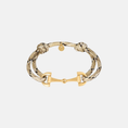 Afbeelding laden in Galerijviewer, Armband met touw en gouden gesp / desert

