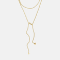 Load image into Gallery viewer, Lange knoop ketting / Goud
