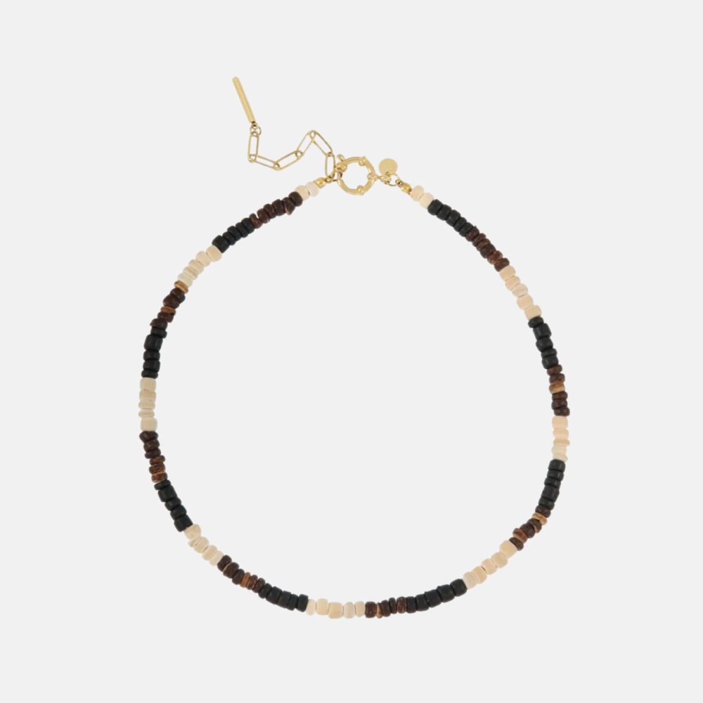 Ketting met gemstone en kokos