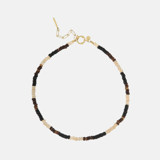 Ketting met gemstone en kokos