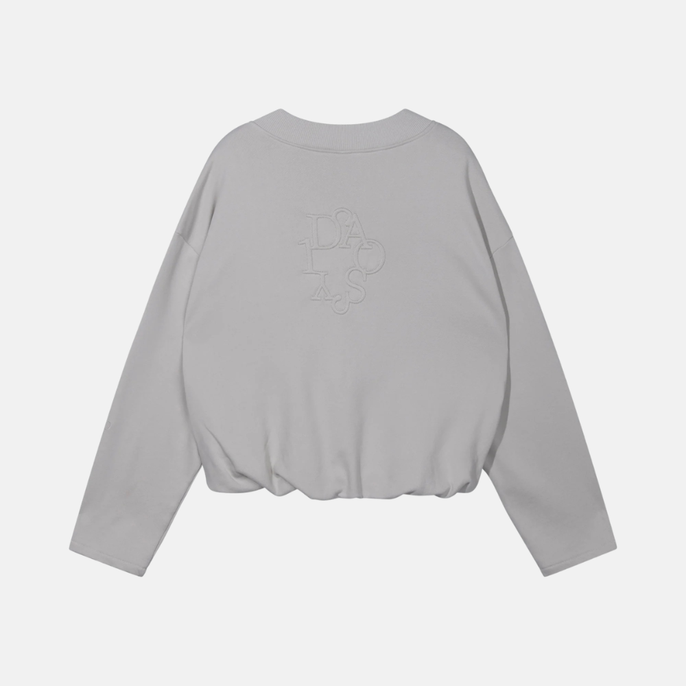 v-neck balloon sweater