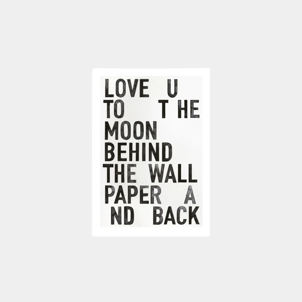Postcard - Love U to the Moon