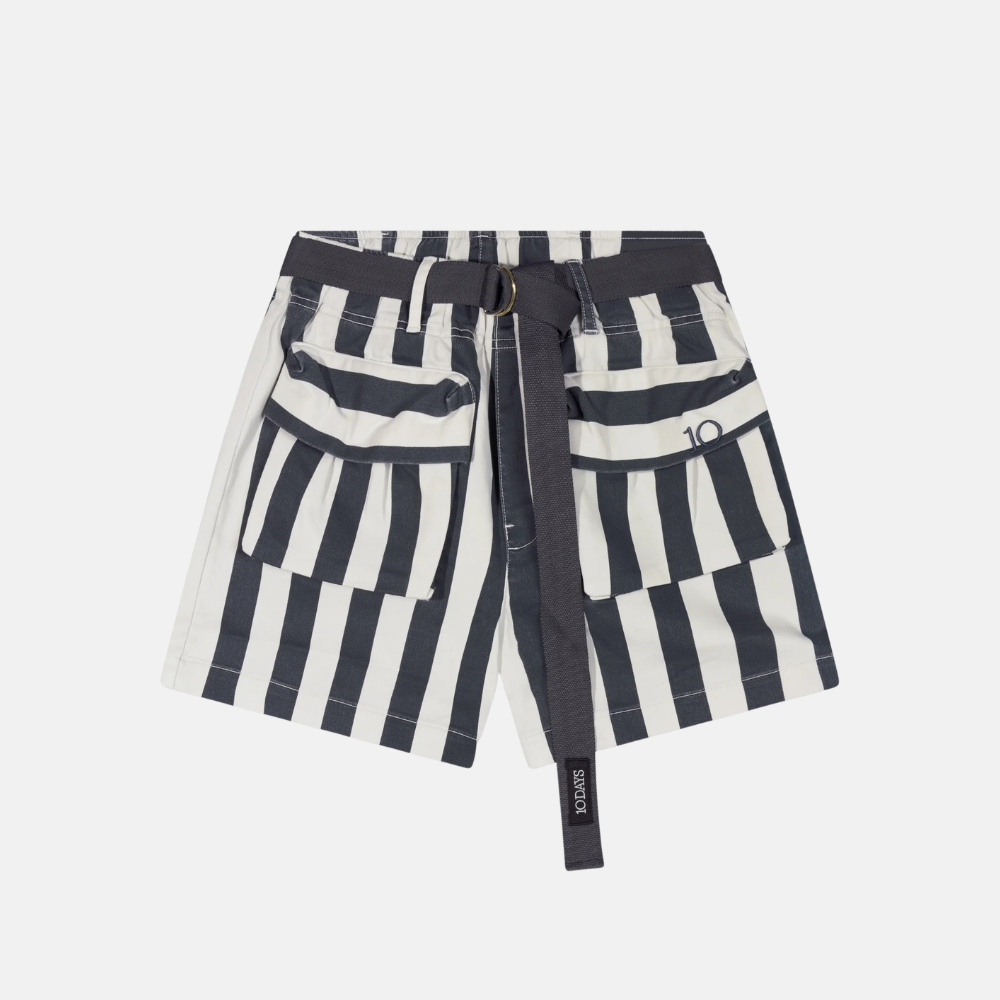 utitlity shorts stripes