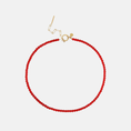 Load image into Gallery viewer, Fijne edelsteen ketting / burnt orange
