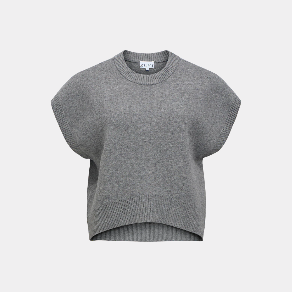 OBJITONE S/L LO KNIT VEST 147
