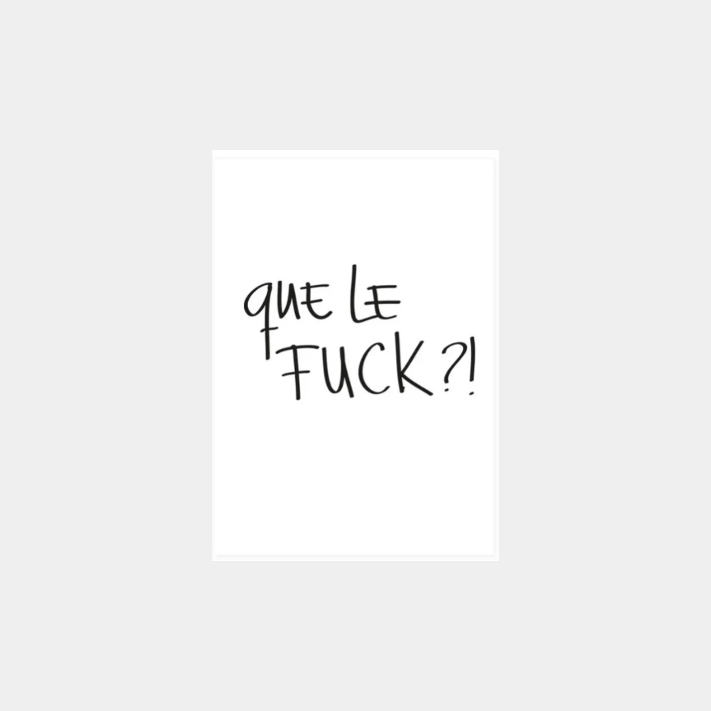Postcard - que le fuck