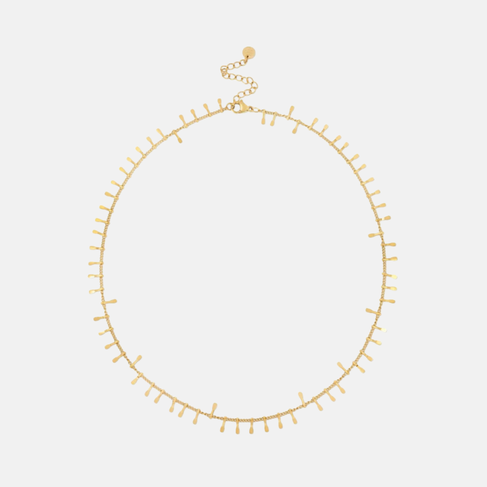 Fijne ketting met gouden details