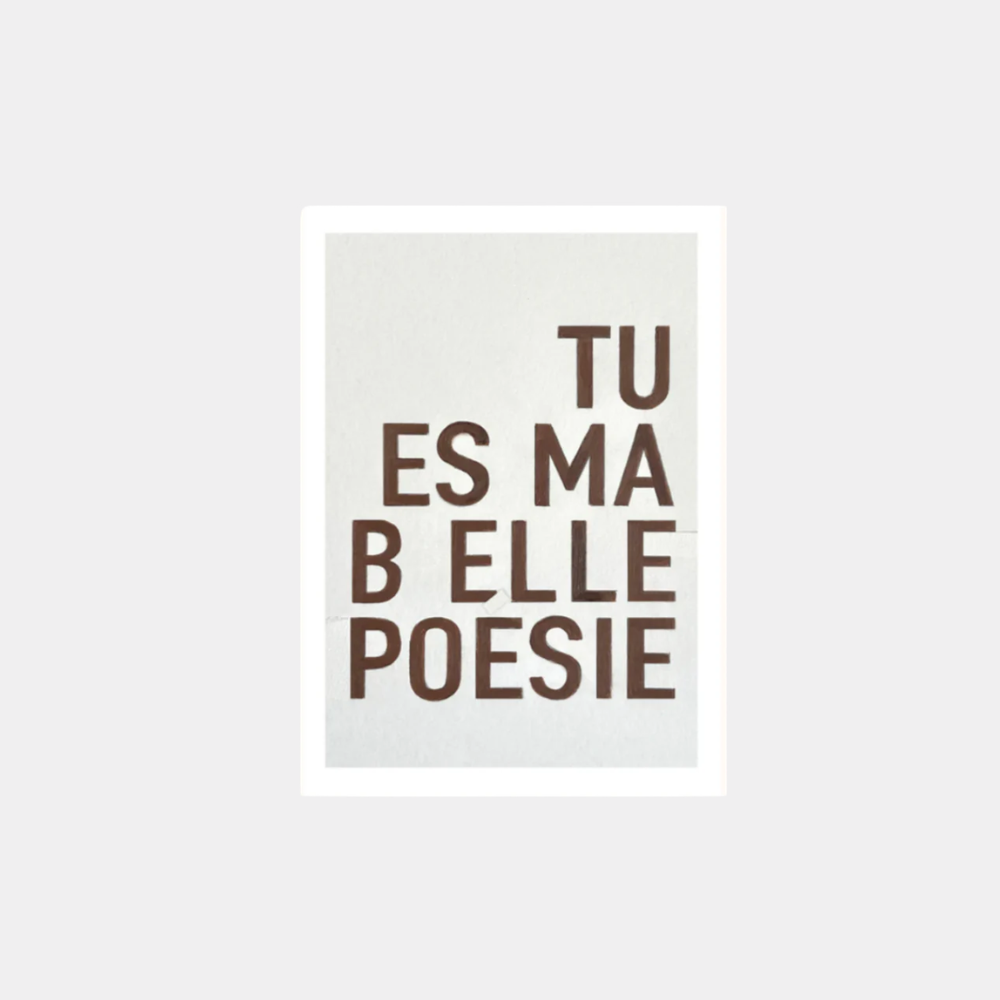 Postcard - Poesie