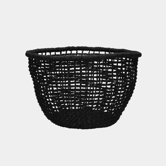 Mand Papier Zwart Dia30cm