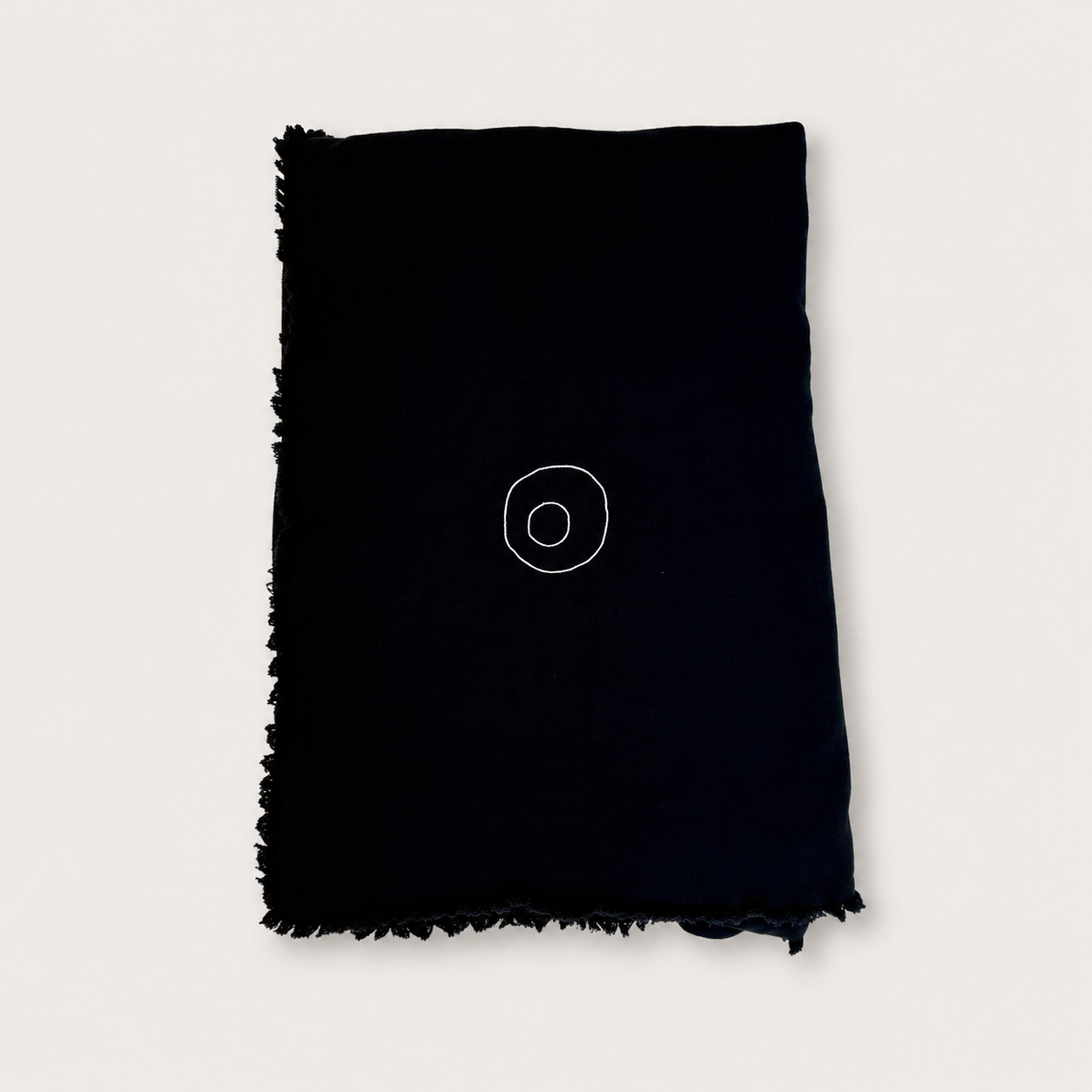 Cozy Cover Zwart Circle Line Wit
