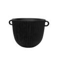 Afbeelding laden in Galerijviewer, Decoratieve pot Confit Zwart
