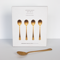 Load image into Gallery viewer, Lepel Goud, Set van 4 in cadeauverpakking
