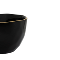 Load image into Gallery viewer, Good Morning kom Ø14 cm - Zwart (set van 4)
