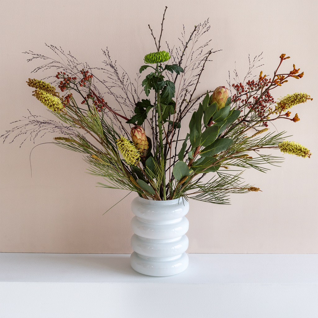 Vaas Bloem Gerecycled Glas Bol