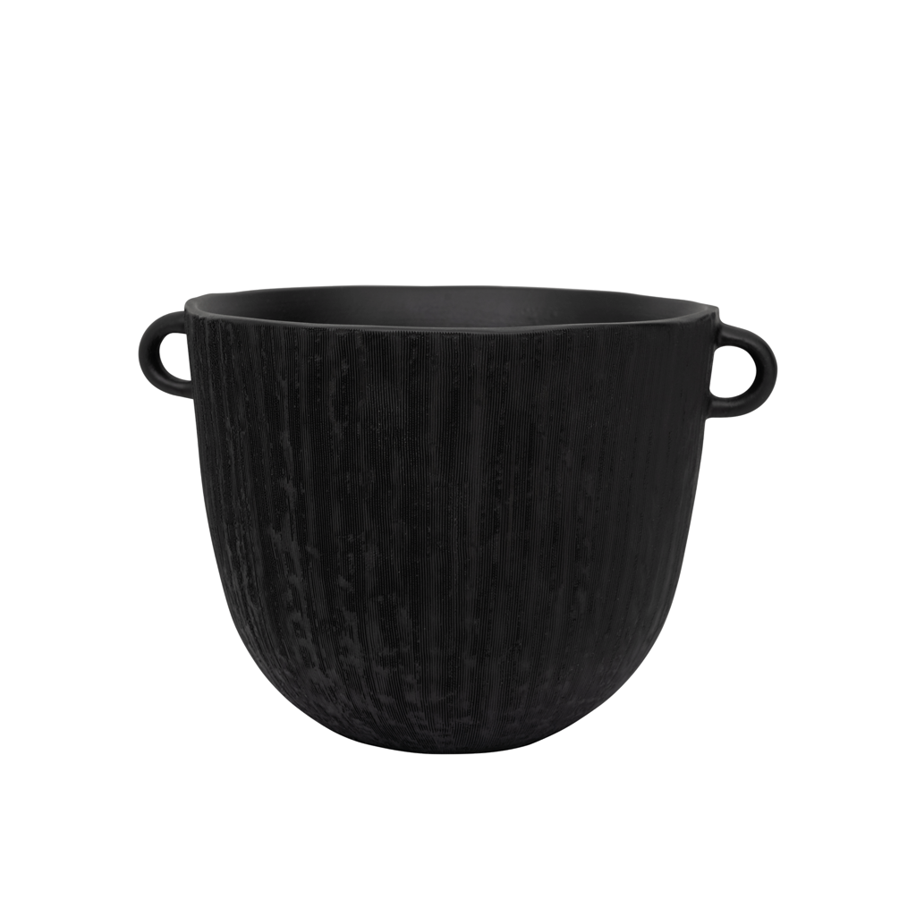 Decoratieve pot Confit Zwart