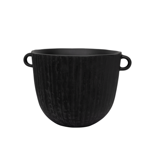 Decoratieve pot Confit Zwart