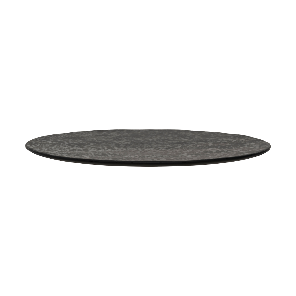 Serveerschaal zwart, Ø38 cm