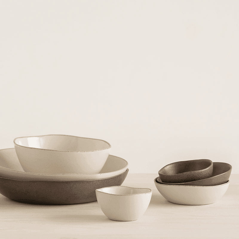 Kom Ateljé Brown (set van 4)