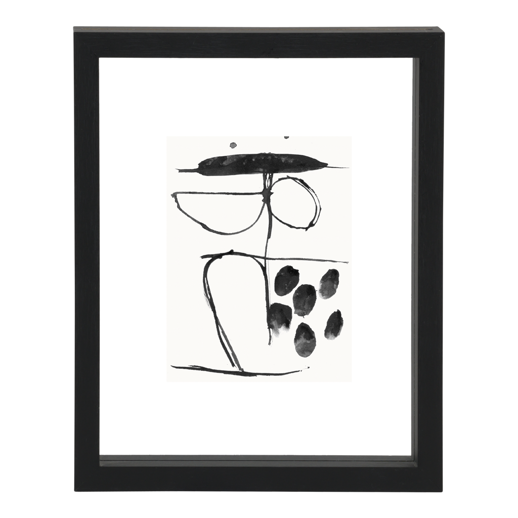 Fotolijst zwevend Minimalisme Zwart, S