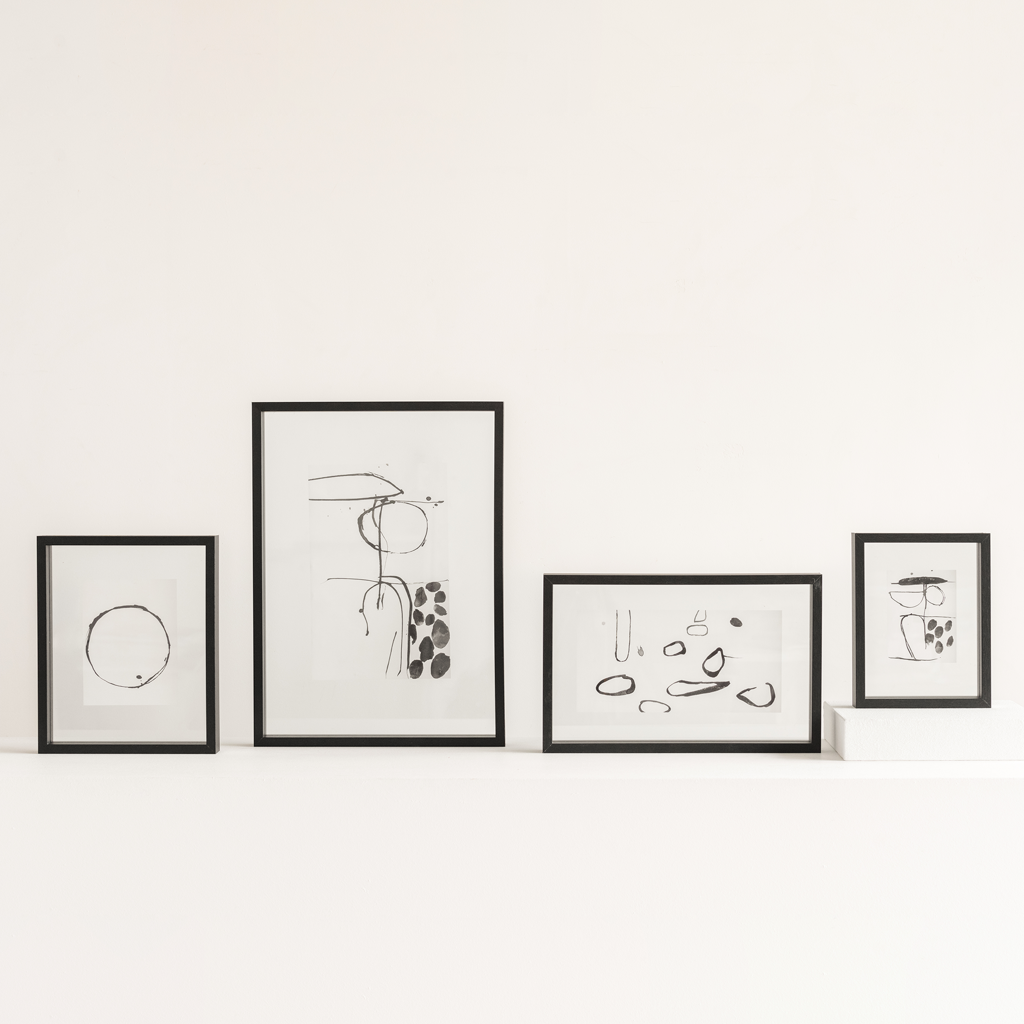 Fotolijst Zwevend Esthetisch M, Zwart