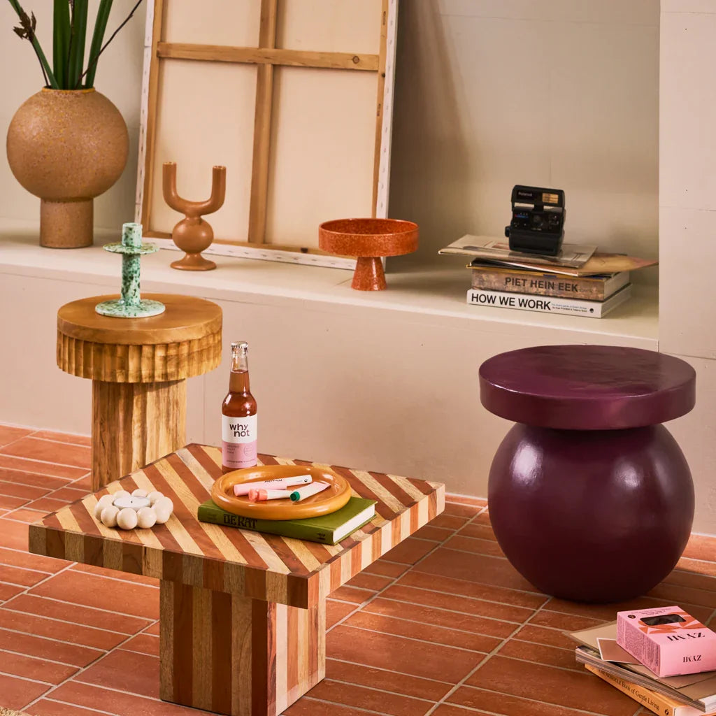 Kandelaar Talon, gebroken wit