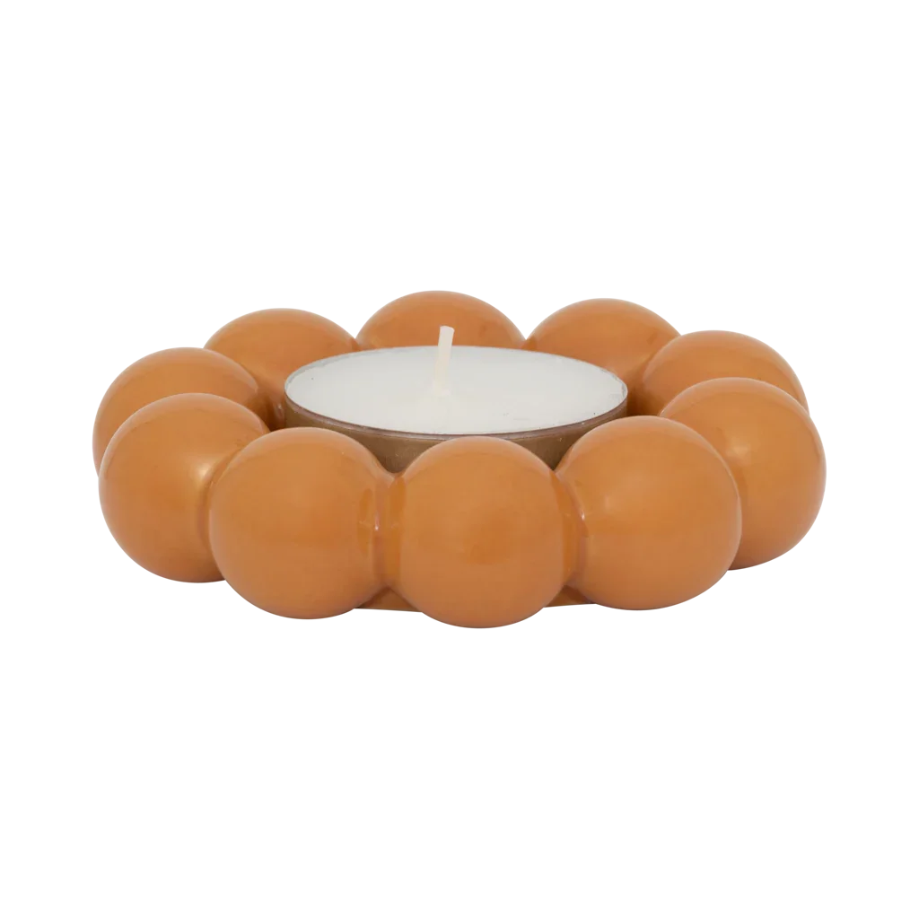 Kandelaar Talon, goud-oranje