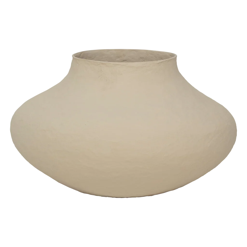 Decoratieve pot Vif, licht khaki