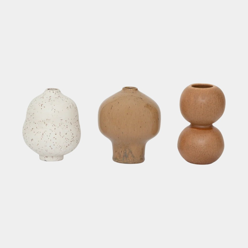 Mini-vazen Suzu, set van 3