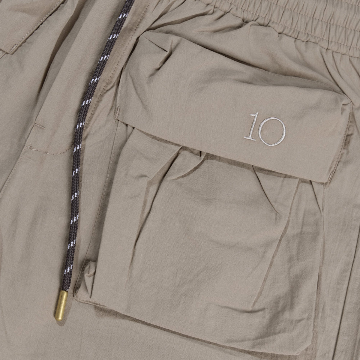 crinkle utility shorts