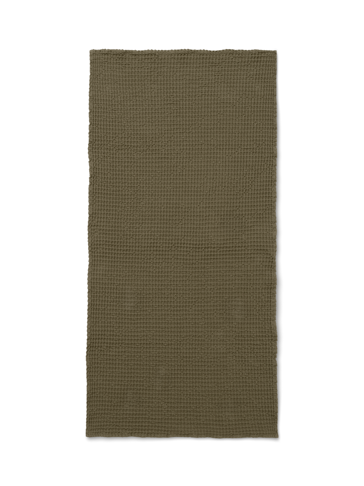 Badhanddoek Organic olive detail