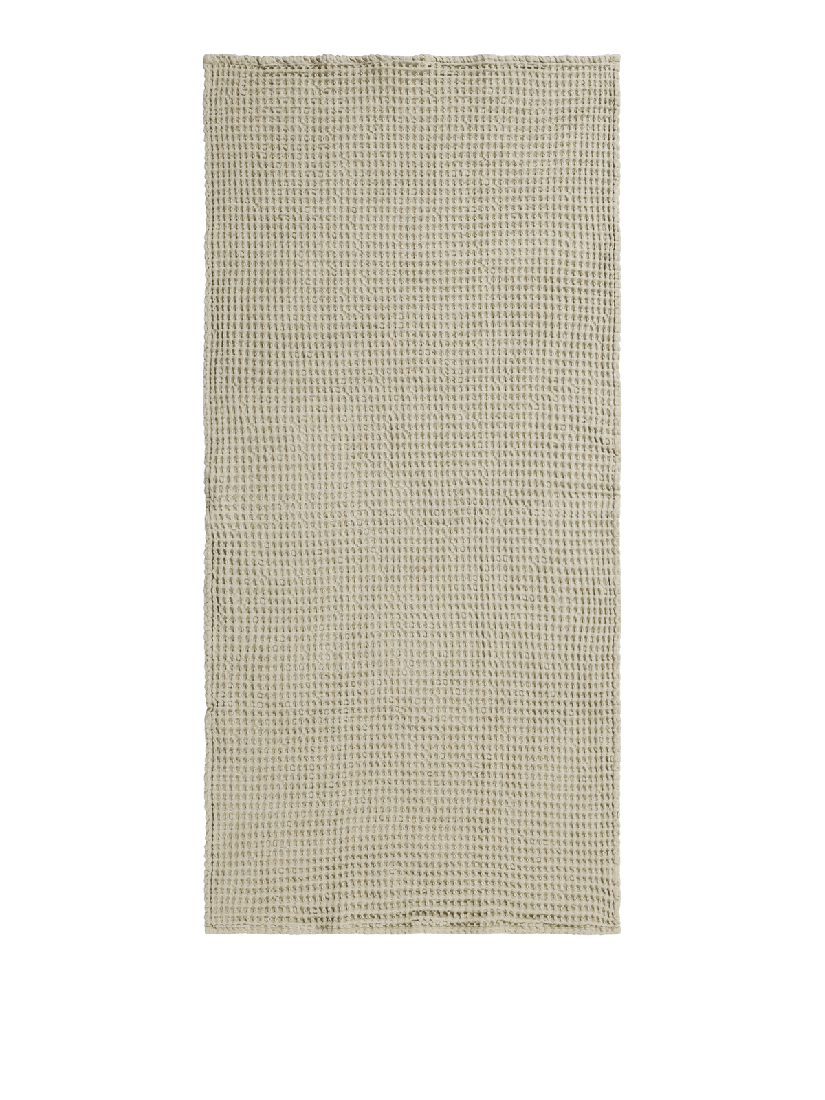 Badhanddoek Organic light celedon detail