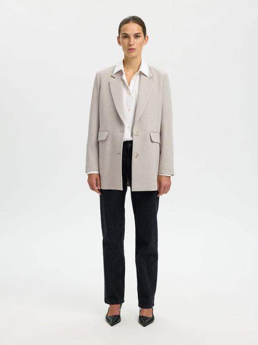 SLFRITA LS RELAXED BLAZER MEL NOOS