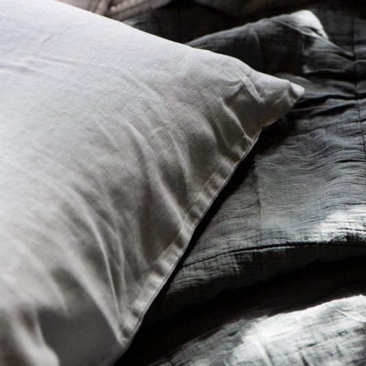 Kussenhoes ash grey 40x60cm