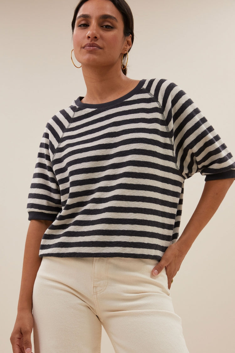 neva slub stripe top