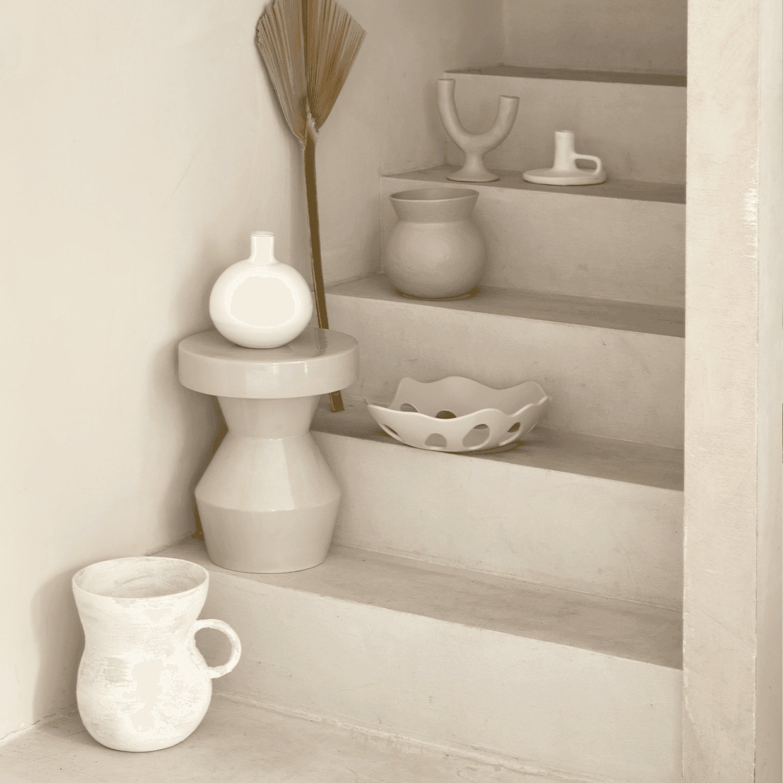 Bijzettafel Sculpturaal