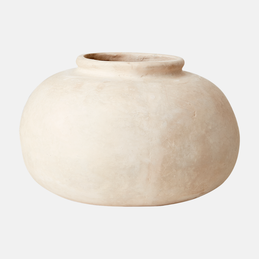 Athena Vaas Beige Rond