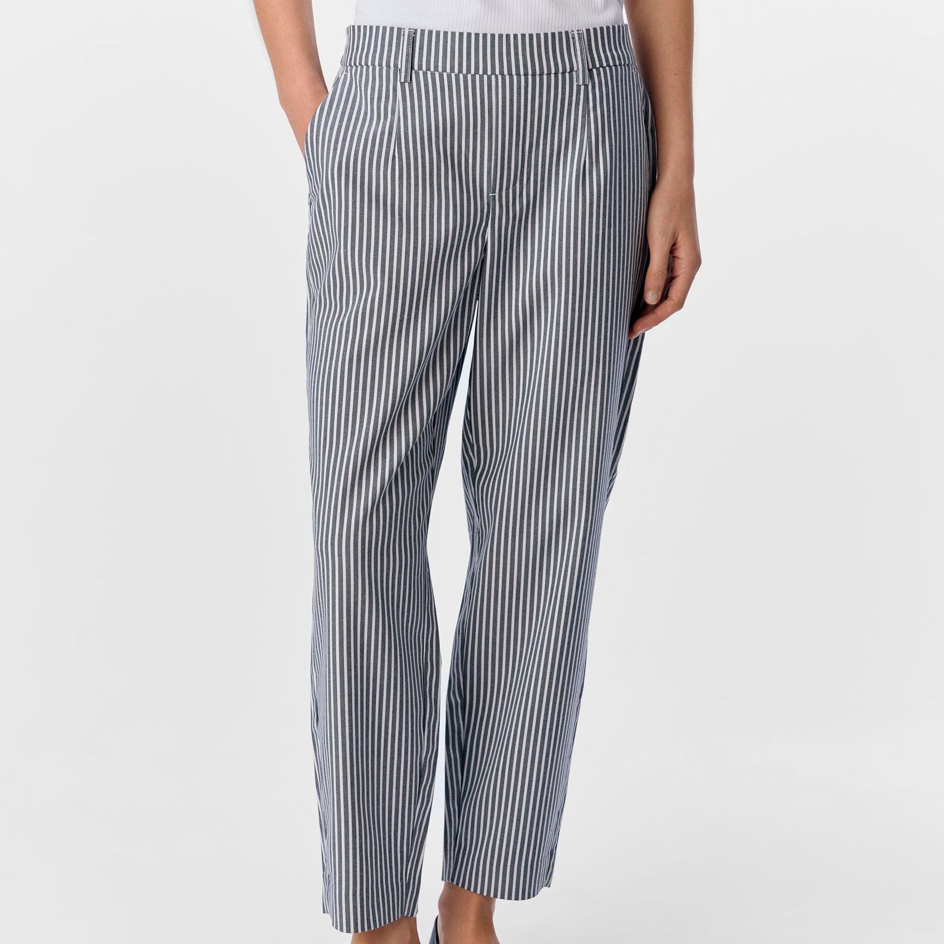 OBJLISA SLIM PANT AOP NOOS