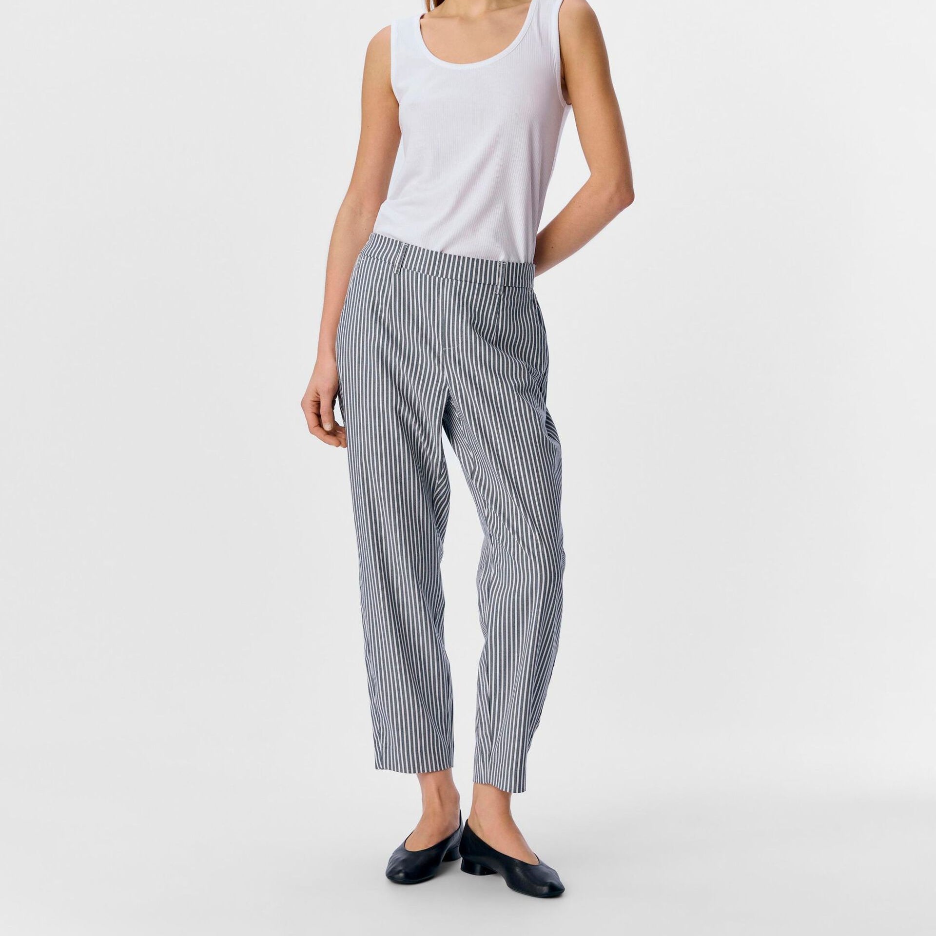 OBJLISA SLIM PANT AOP NOOS
