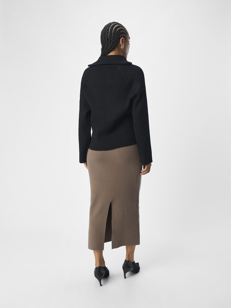 OBJREYNARD HW KNIT SKIRT NOOS