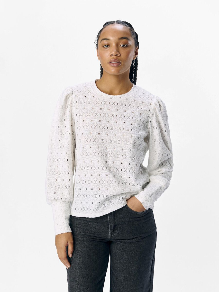 OBJLAILA L/S RE TOP NOOS