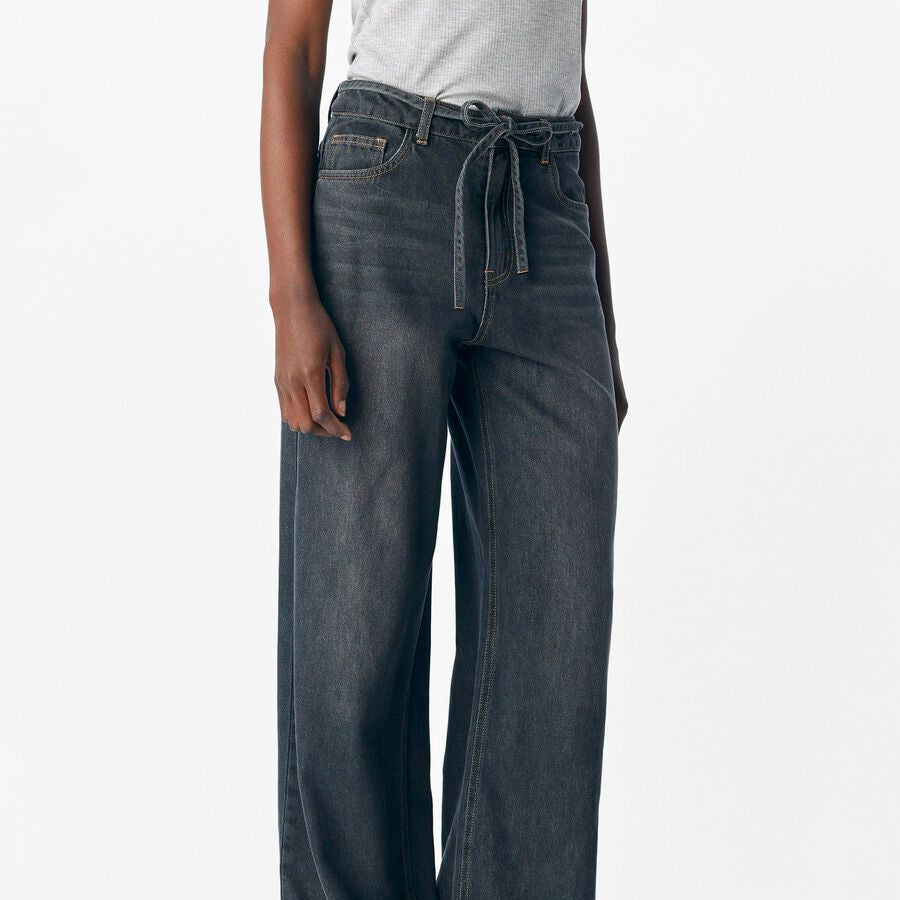 OBJROSIE MW WIDE JEANS NOOS