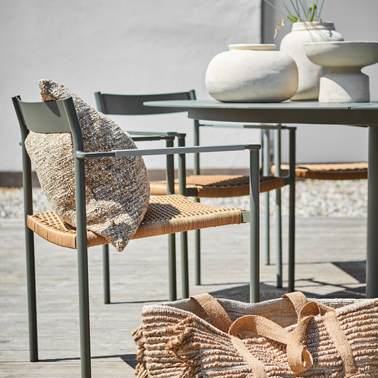 Athena Vaas Beige Rond