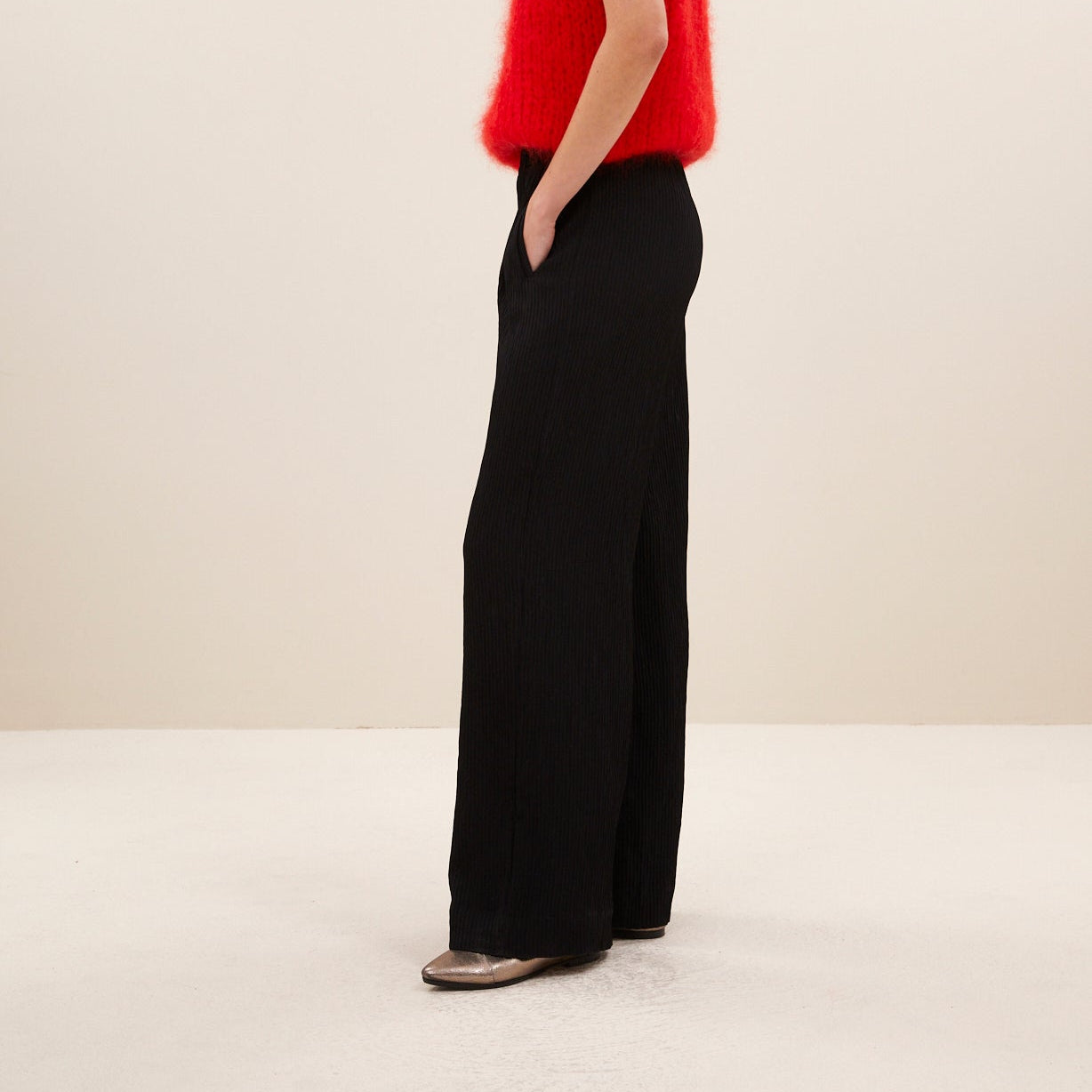 benji structure stripe pants