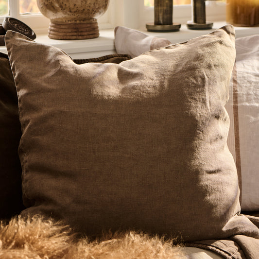 Kussenhoes chocolate 50x50cm